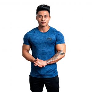 Determined T-Shirt - Ocean Blue