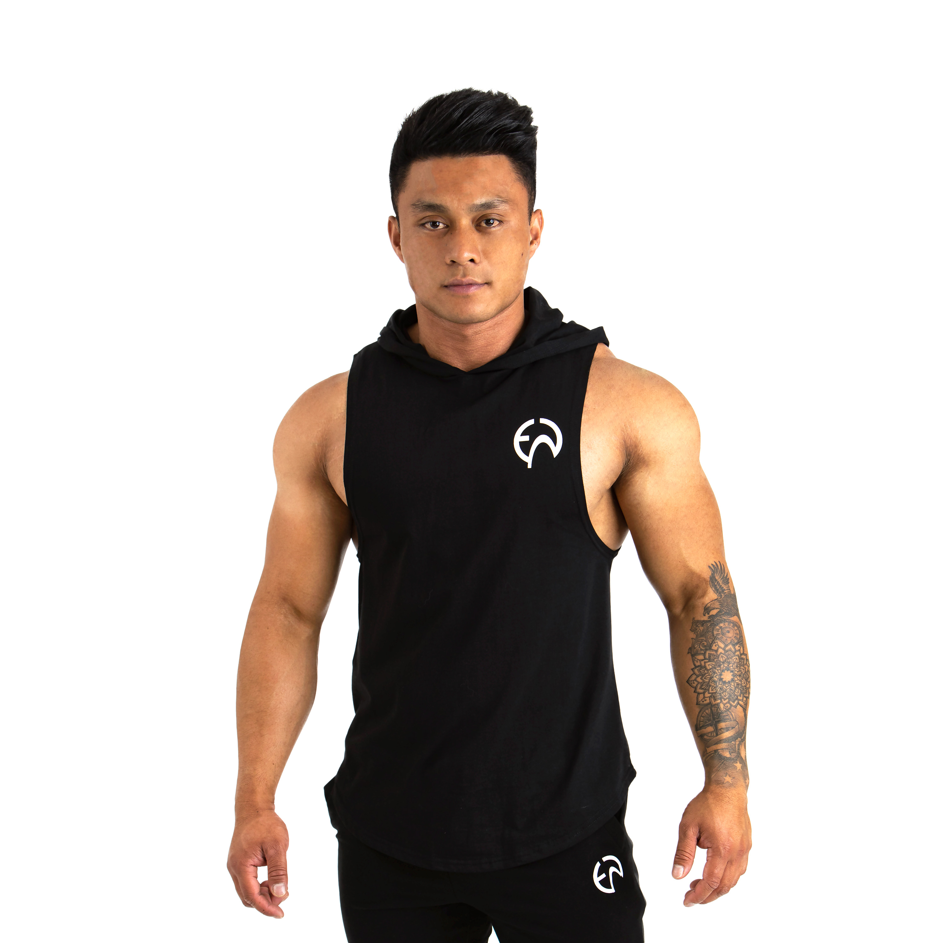 Ignite Hooded Tank - Black