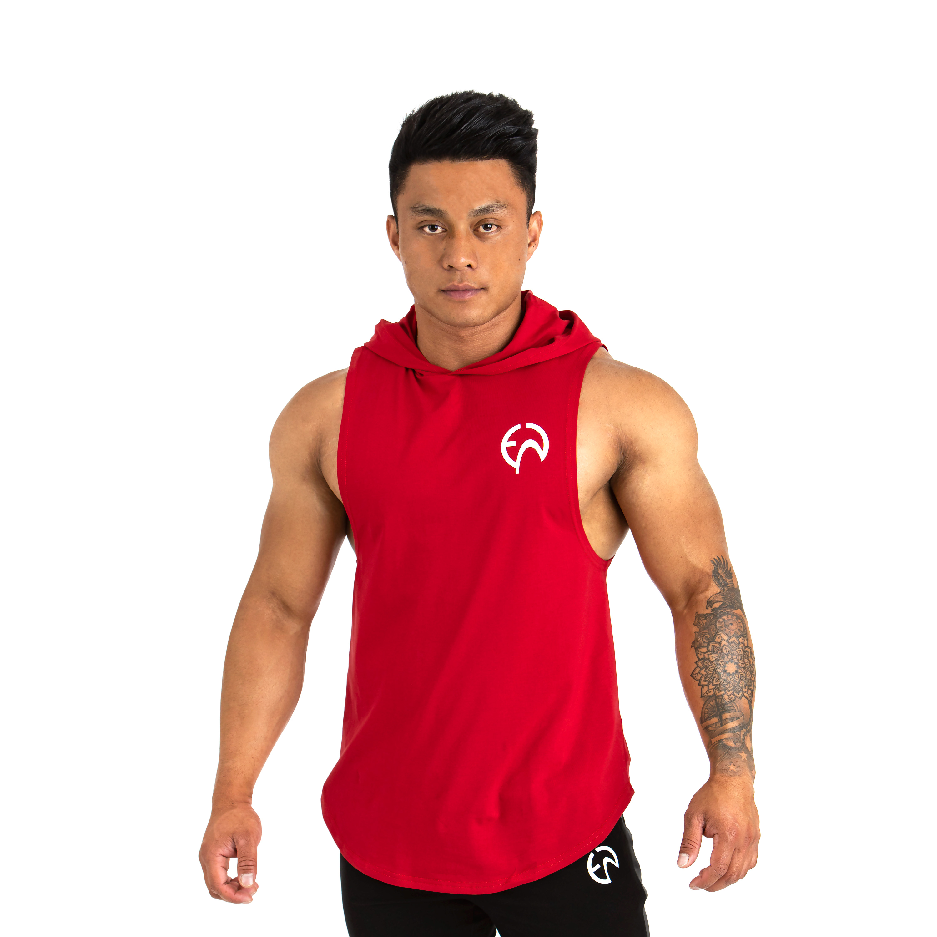 Ignite Hooded Tank - Red